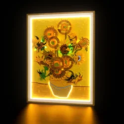Lyskit til #31215 Vincent van Gogh Solsikker - REMOTE CONTROLLED (GC979)