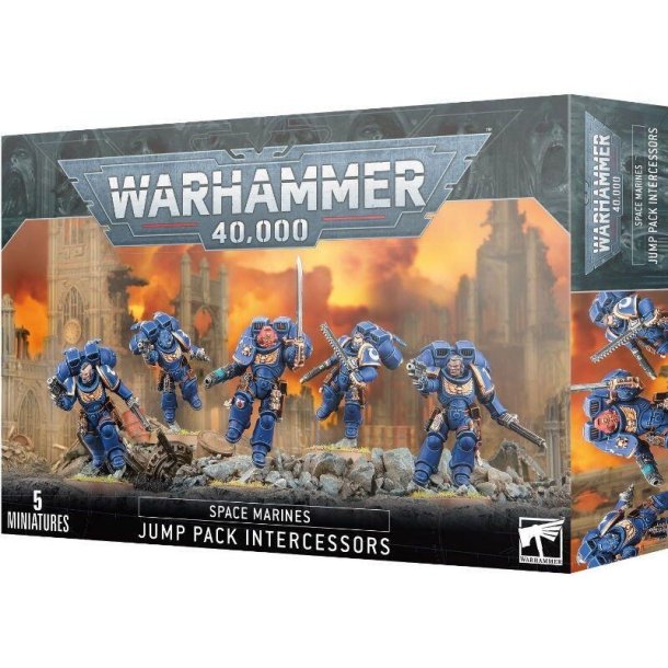 SPACE MARINES: ASSAULT INTERCESSORS WITH JUMP PACKS (48-13)