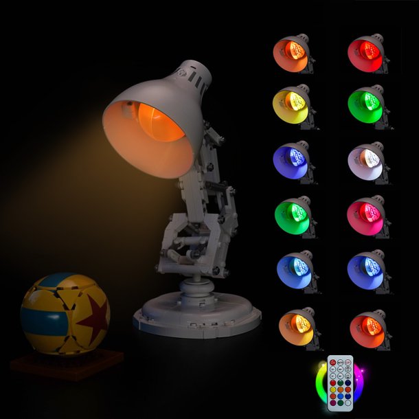 Lyskit til #21357 Pixar Luxo Jr. Colorfull version REMOTE CONTROLLED (GC1077)