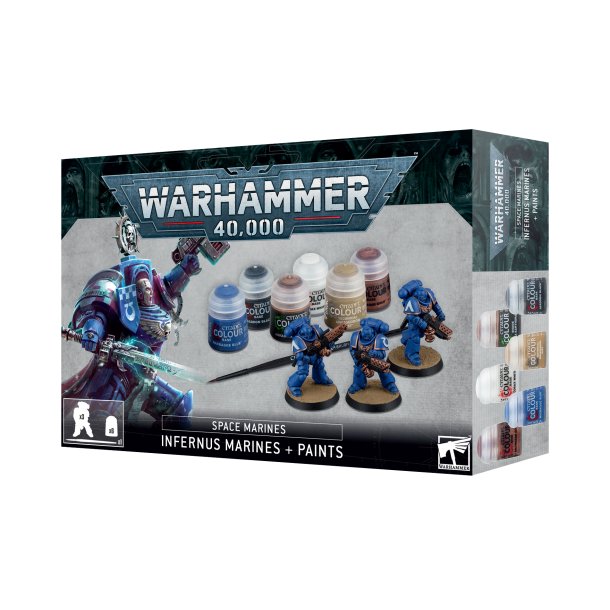 INFER SPACE MARINES + PAINTSET