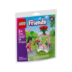 Blomsterbod med roser (30721)