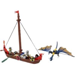 Viking Boat against the Wyvern Dragon (7016)