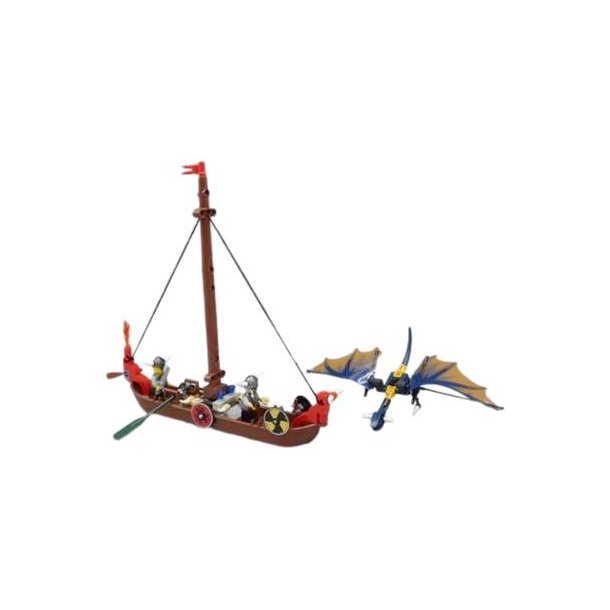 Viking Boat against the Wyvern Dragon (7016)