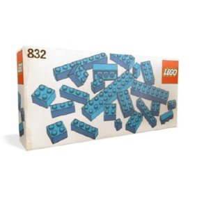 832 - Blue Bricks Parts Pack