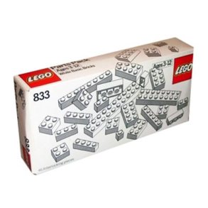 LEGO Classic - Hvide klodser (833)_box
