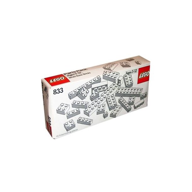 LEGO Classic - Hvide klodser (833)_box