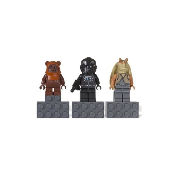 Star Wars magnet set Wickett, Y-wing, Jarjar - Glued (853414)
