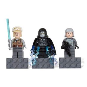 Star Wars magnet set, Luke Skywalker, Emperor Palpatine, General Veers (853419)