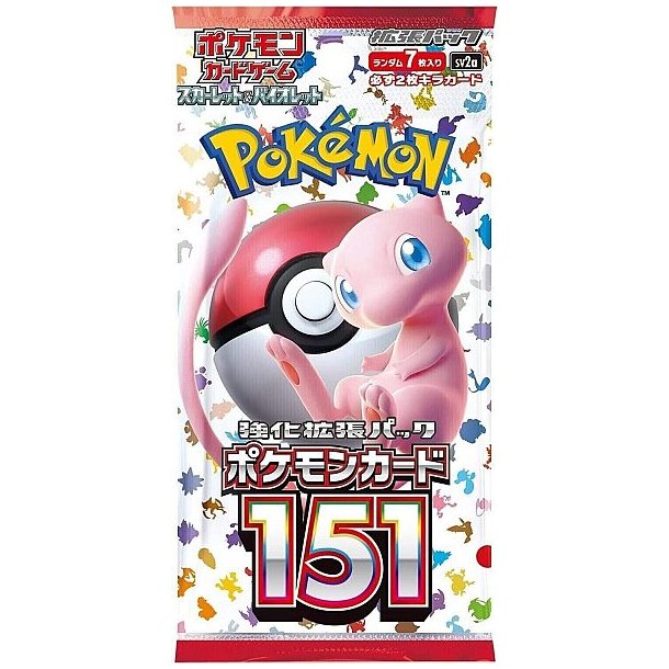 Scarlet &amp; Violet SV2a: Strength Expansion Pack - Pokemon Card 151 Booster Pack JAPANSK