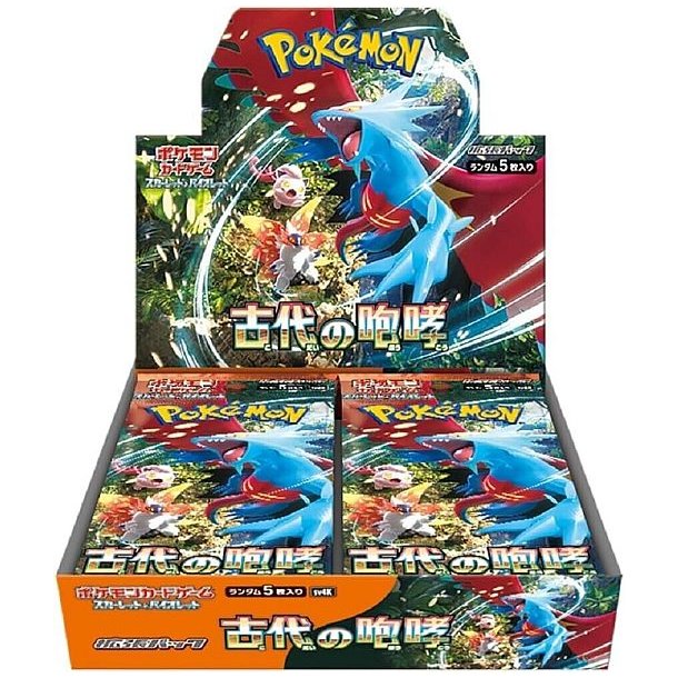 Scarlet &amp; Violet SV4K: Expansion Pack - Ancient Roar SV4K Booster Box JAPANSK