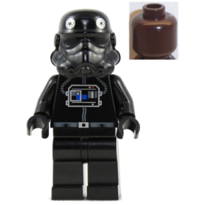 Imperial TIE Fighter Pilot - Brown Head (SW0035)